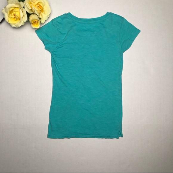 Junior Slim Fit T Shirt With Scoop Neck & Cap Sleeve - Picture 5 of 7